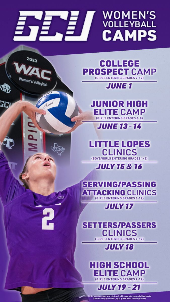 Summer 2024 Volleyball Camps Image to u