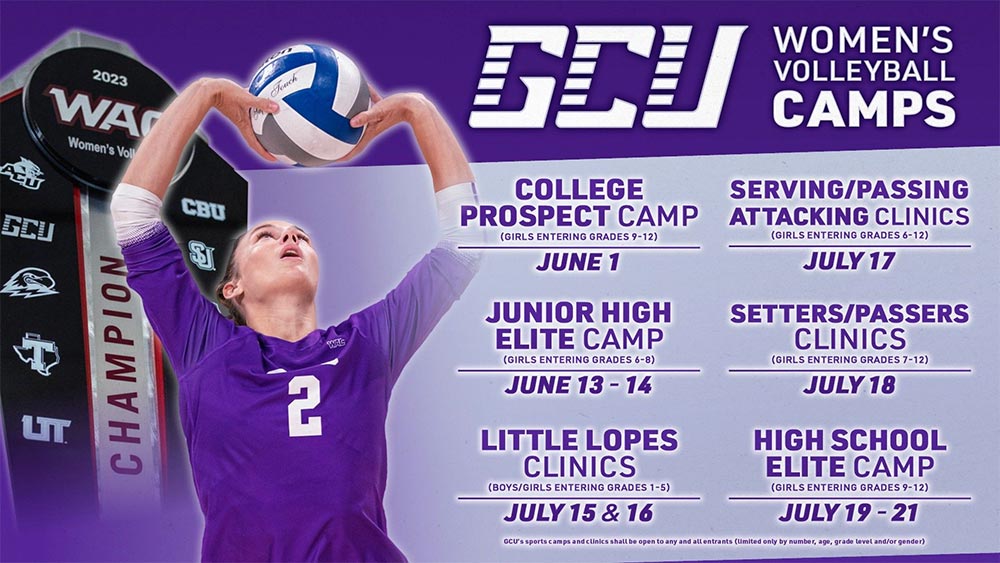 GCU Volleyball Camps Grand Canyon University Phoenix, AZ 'Lopes